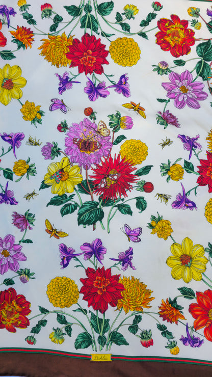 Gucci Flora Silk Scarf