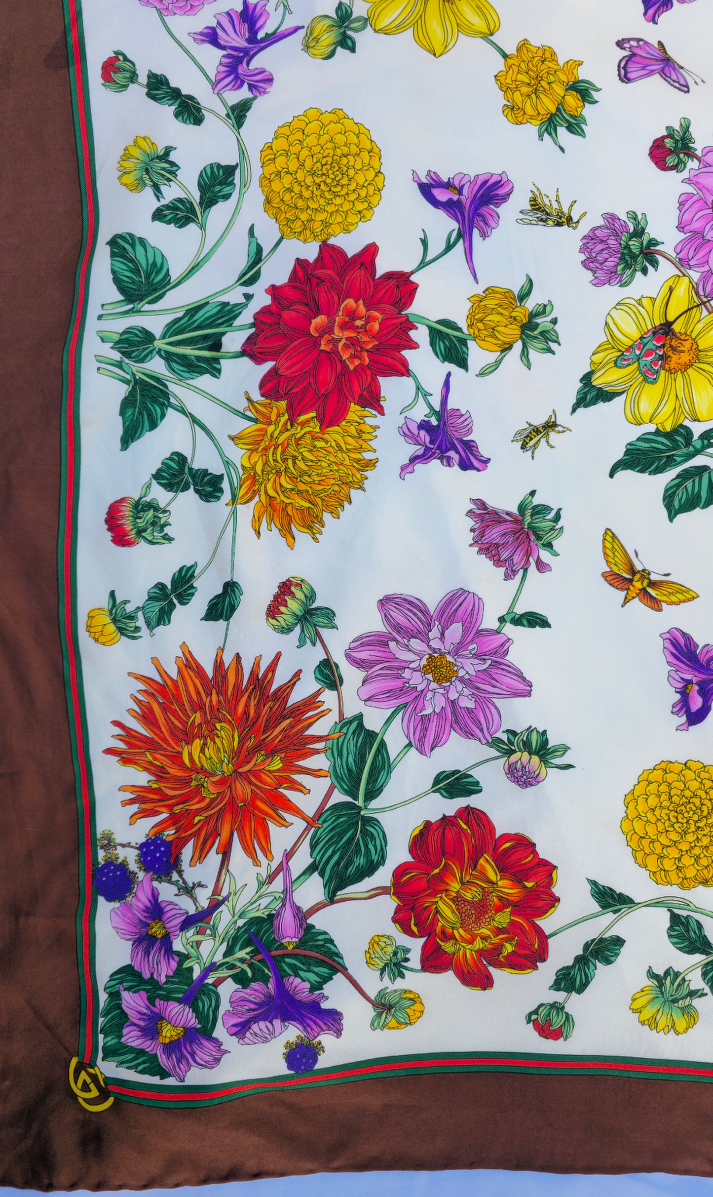 Gucci Flora Silk Scarf