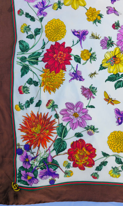 Gucci Flora Silk Scarf