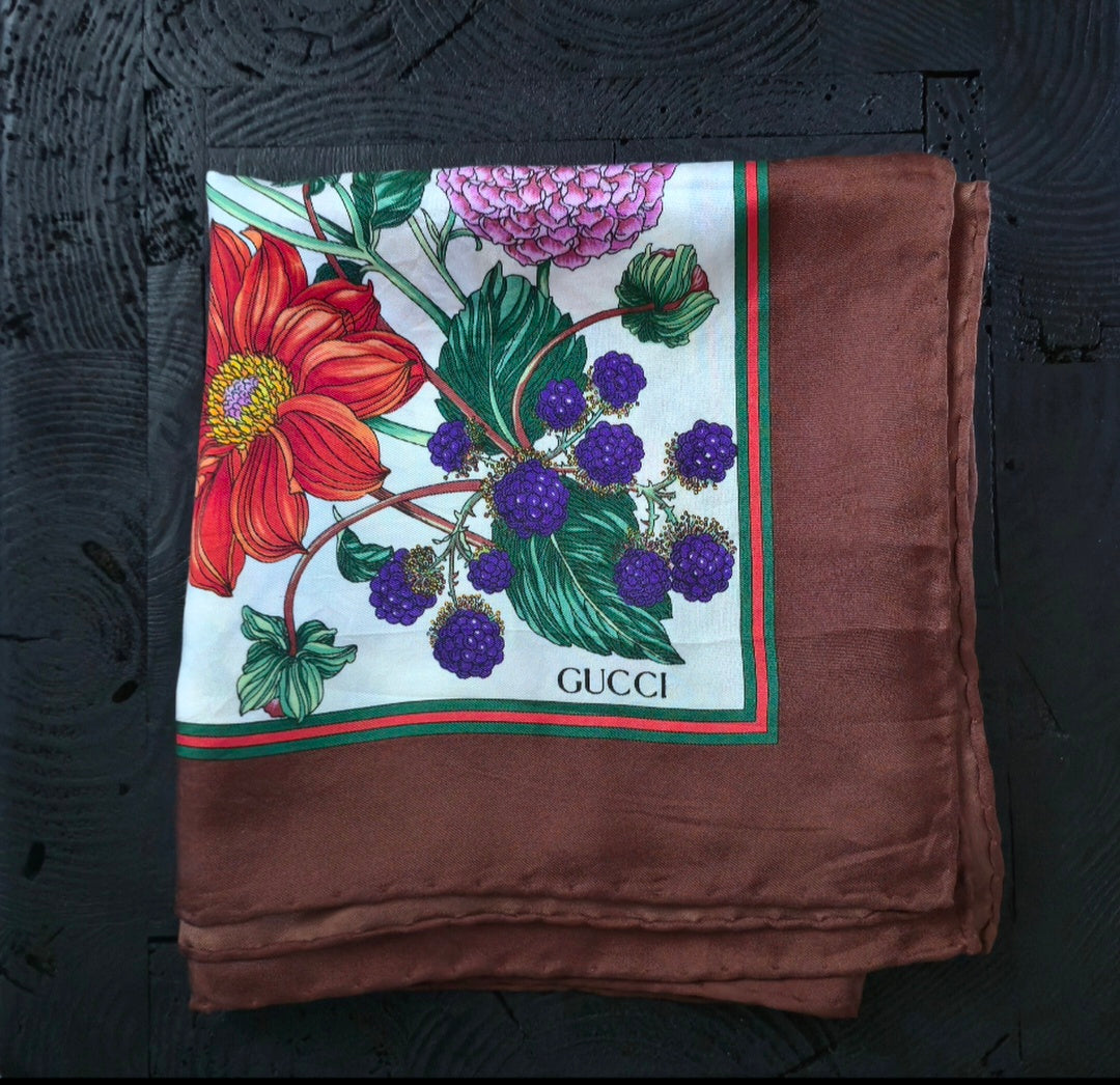 Gucci Flora Silk Scarf