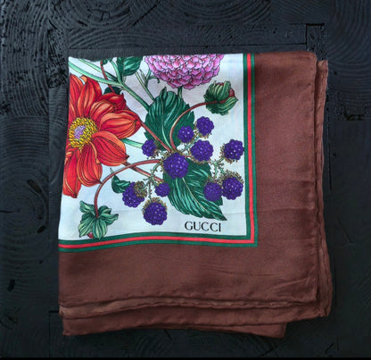 Gucci Flora Silk Scarf